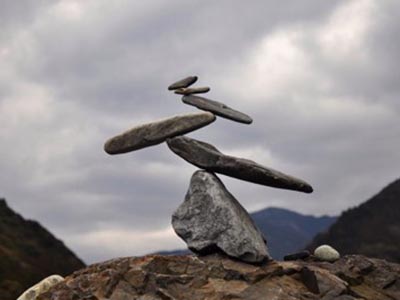 バランスを保つ