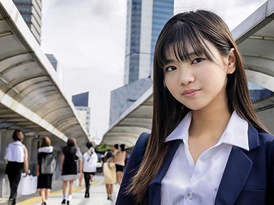 ビジネス街にて