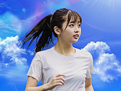 ランニング女子