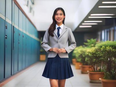 意識が高い高校のロッカールーム